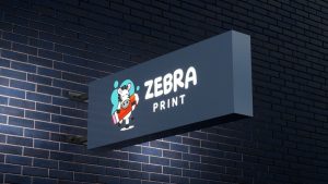 Kasetony z dibondu dwustronne (noc)