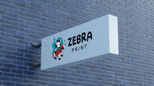 Kasetony z dibondu dwustronne (dzień)