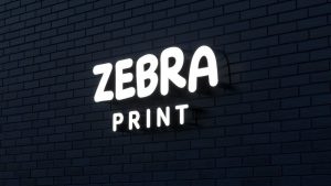 Podświetlane litery - noc